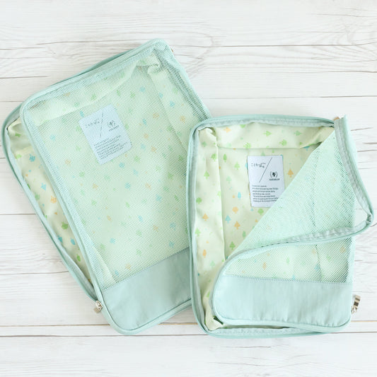 中身が見える圧縮トラベルポーチ<2点セット>【ことりっぷ × LEGEND WALKER】