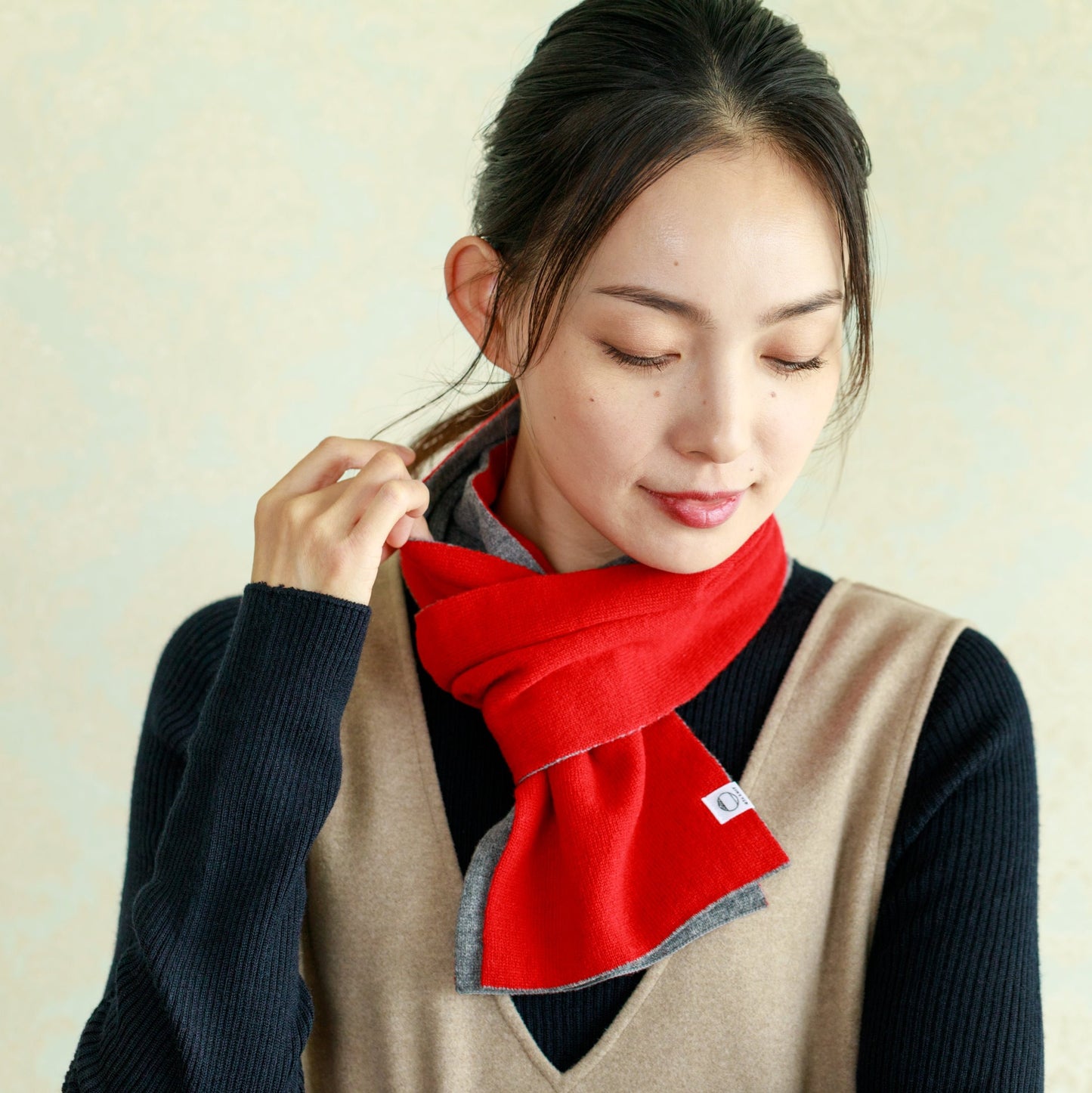 ちくちくしないマフラー|NO SCRATCHY SCARF【OTA KNIT】