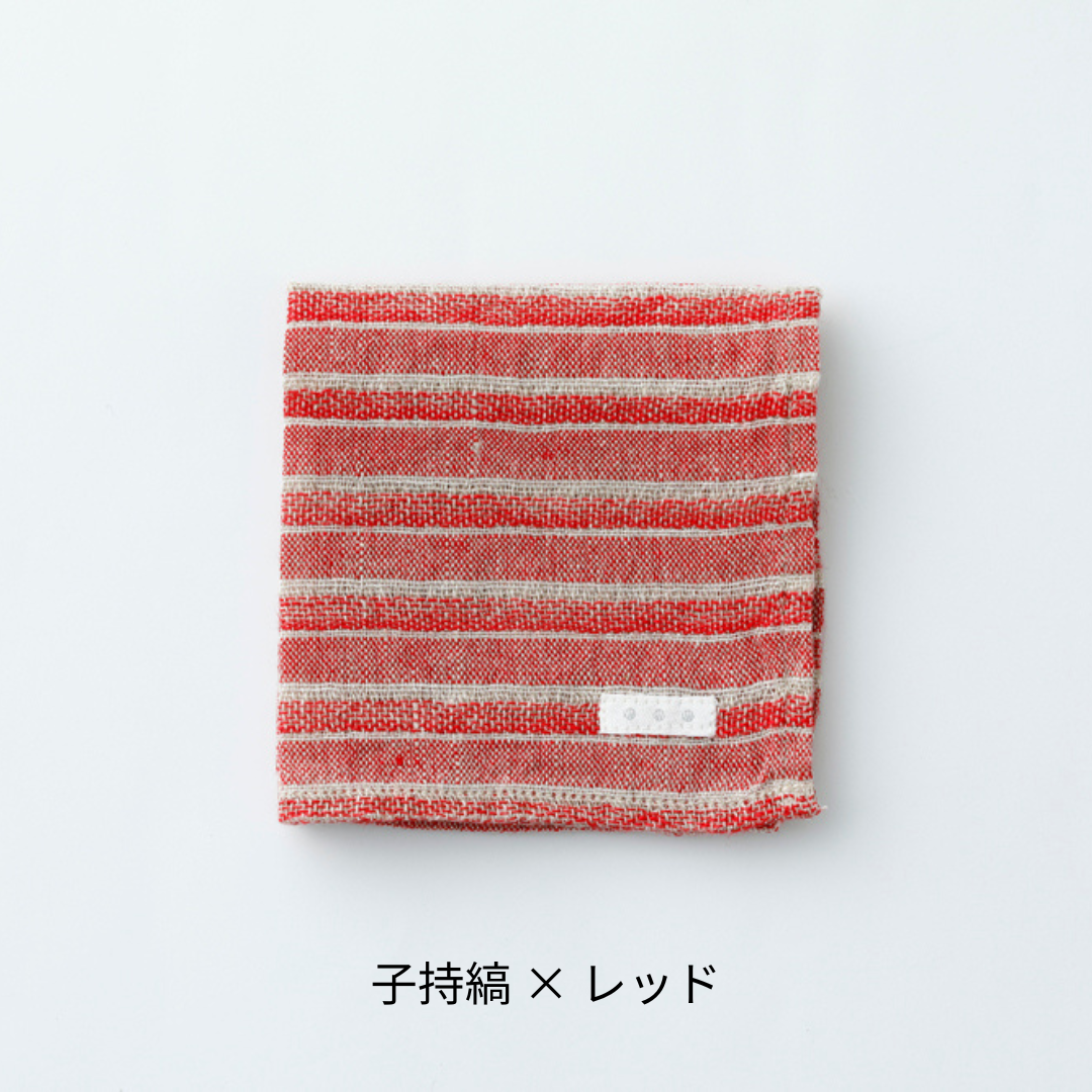 【テンジンファクトリー】ハンカチ(郡内縞)