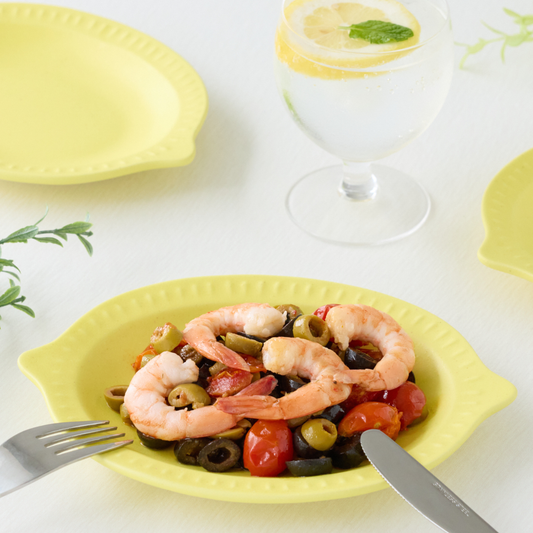 レモンのお皿 中【よしざわ窯】