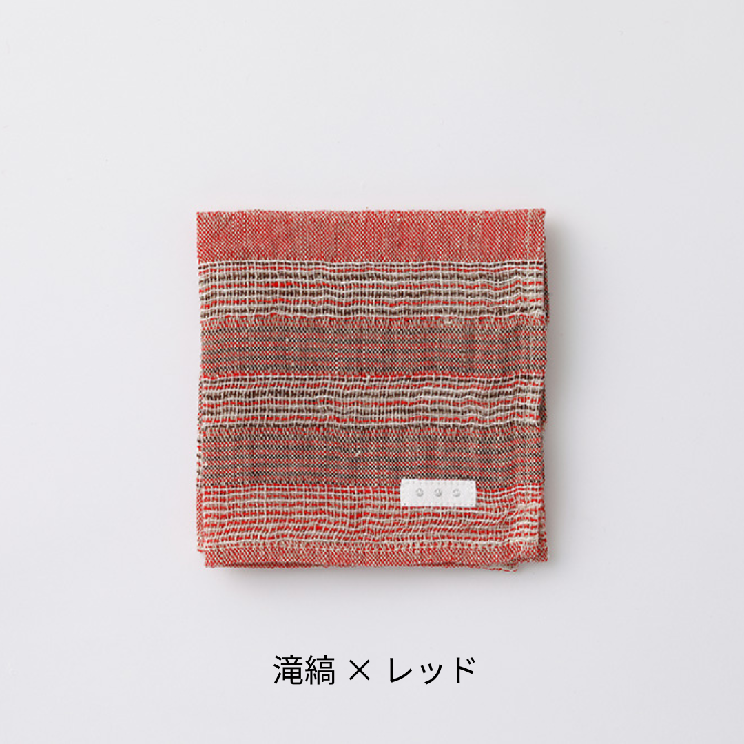 【テンジンファクトリー】ハンカチ(郡内縞)