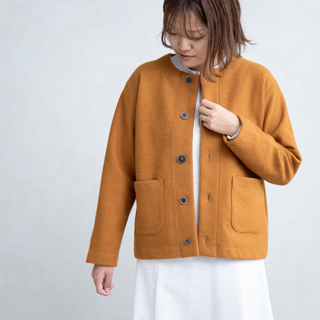 ニットのまちから届いた、ポカポカジャケット|強縮ウールジャケット【OTA KNIT】