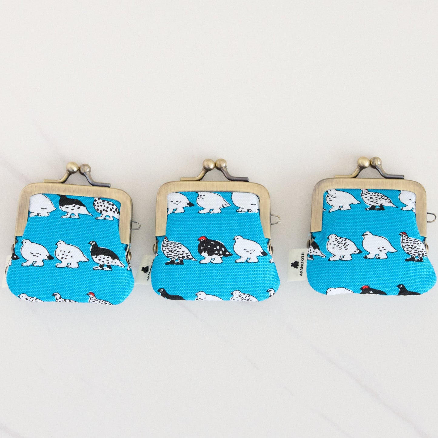 raicho 寸ぱちがま口財布【marble SUD】