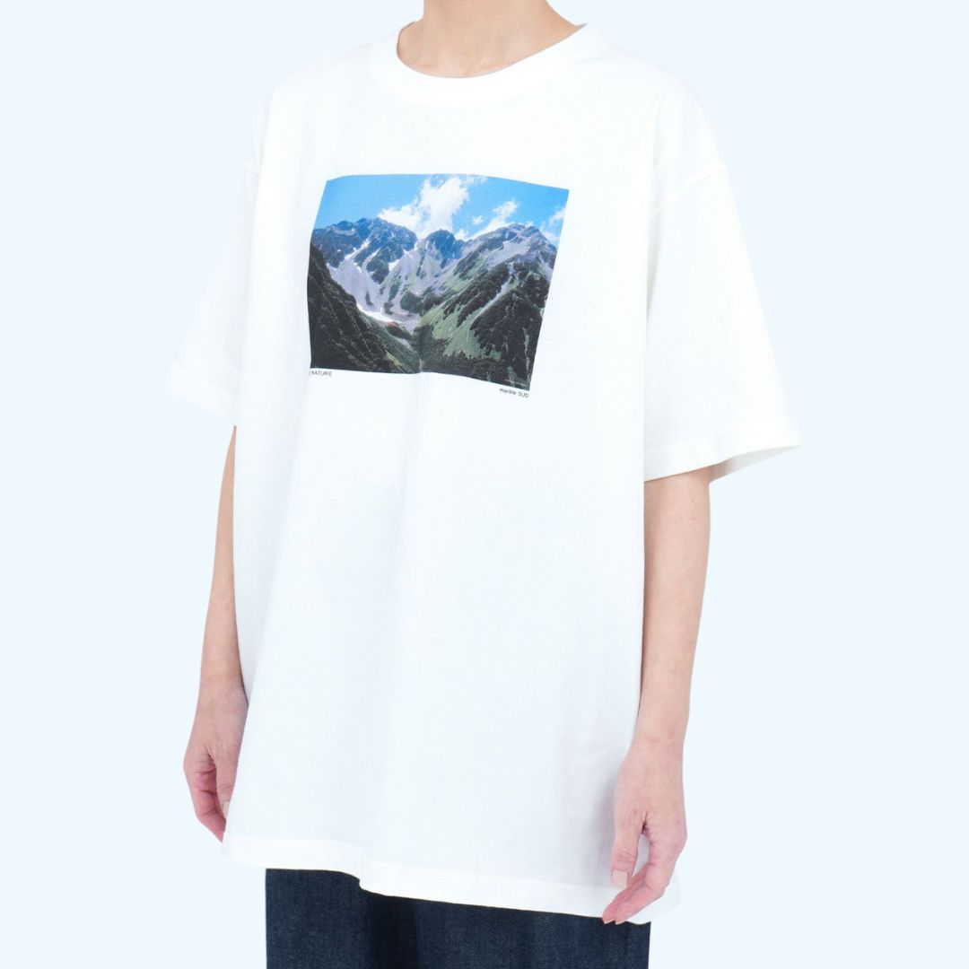 信州北アルプス|フォトTシャツ photo mountain【marble SUD】