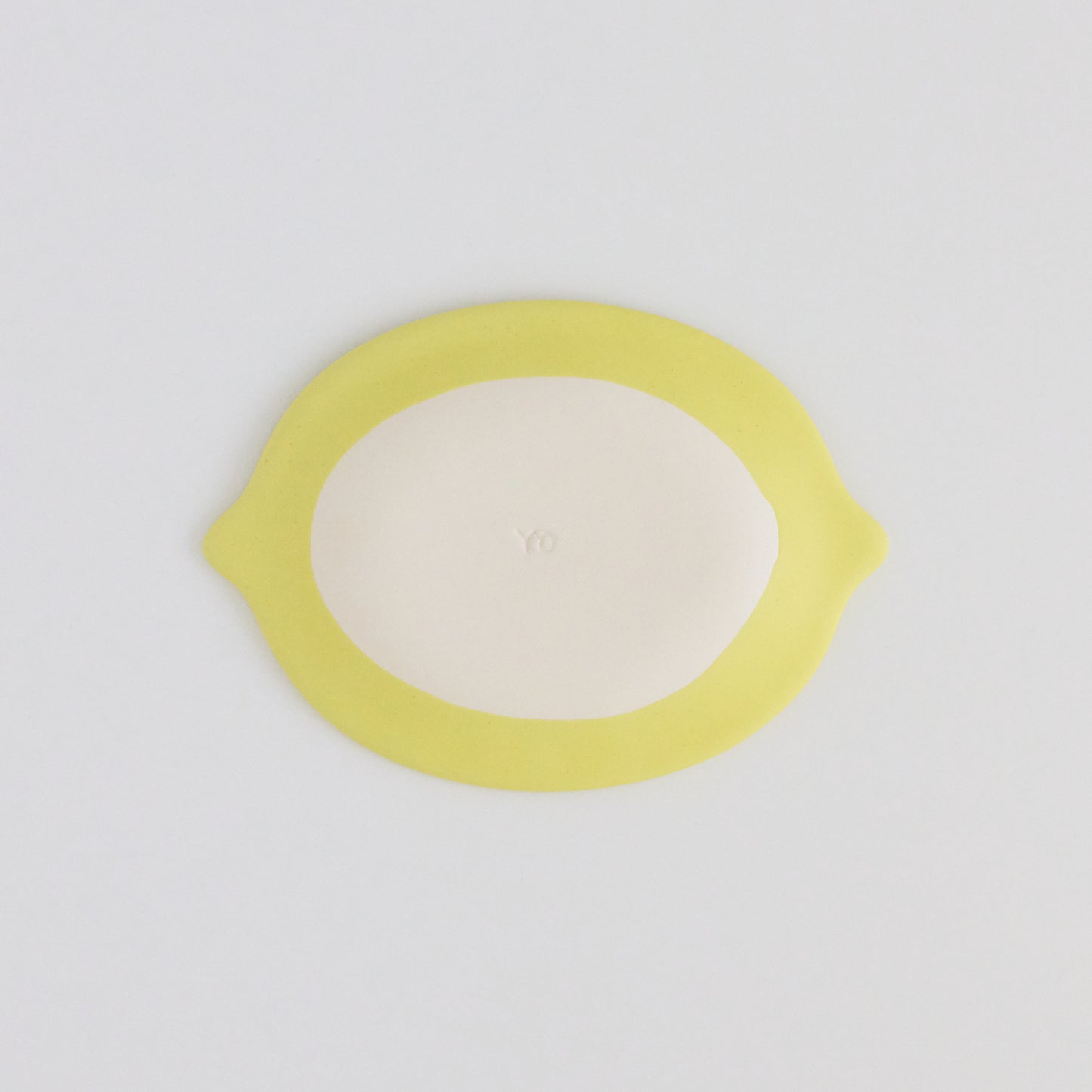 レモンのお皿 中【よしざわ窯】