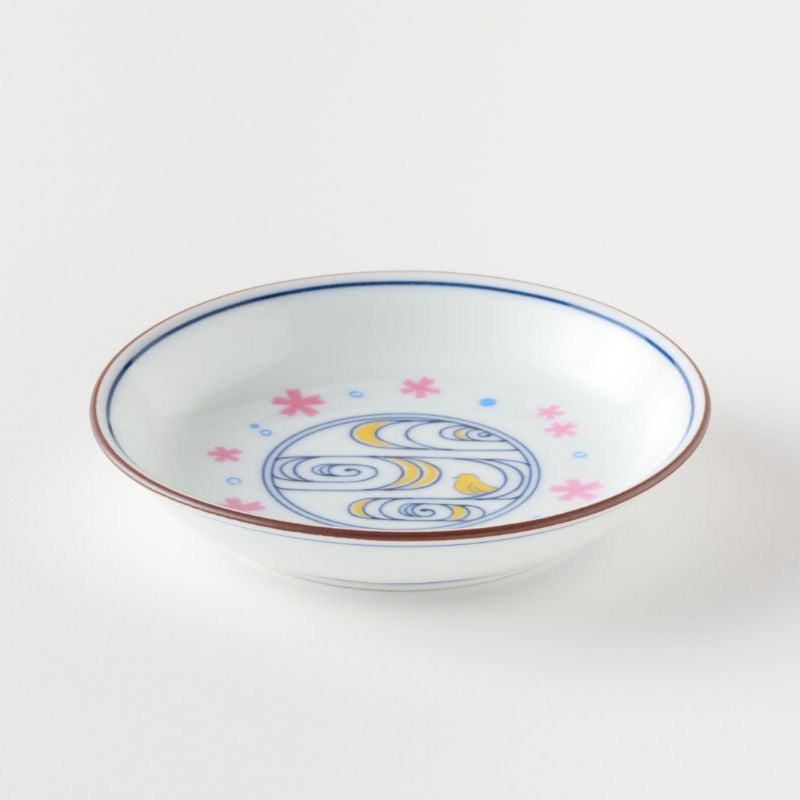 ことりっぷオリジナル豆皿・波佐見焼