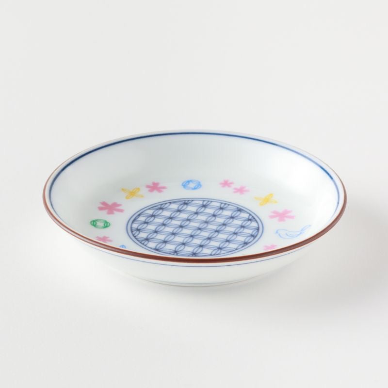 ことりっぷオリジナル豆皿・波佐見焼