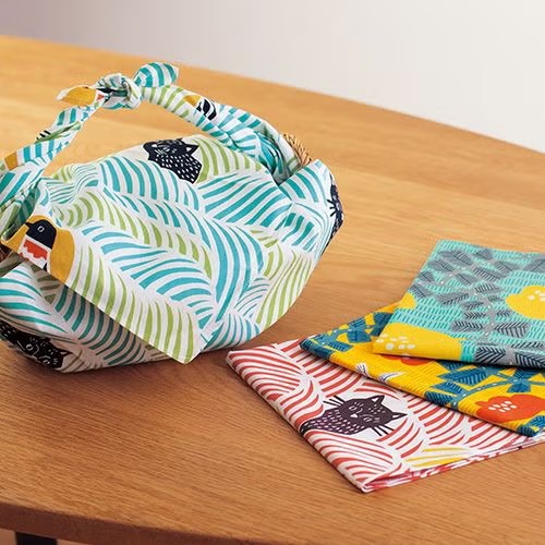 風呂敷（ハンカチ）【kata kata× MUSUBI】