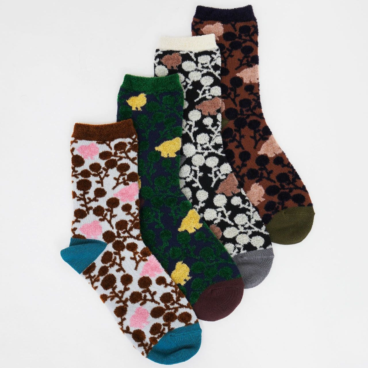 ソックス fluffy raicho【marble SUD】