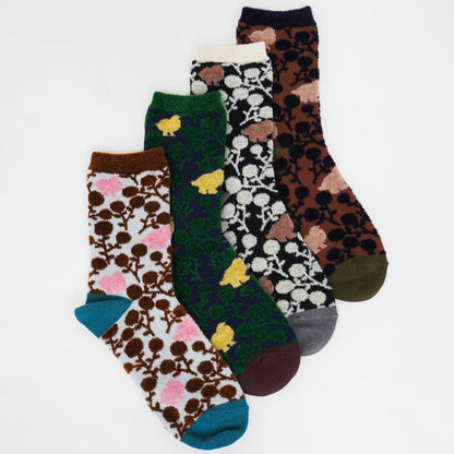 ソックス fluffy raicho【marble SUD】