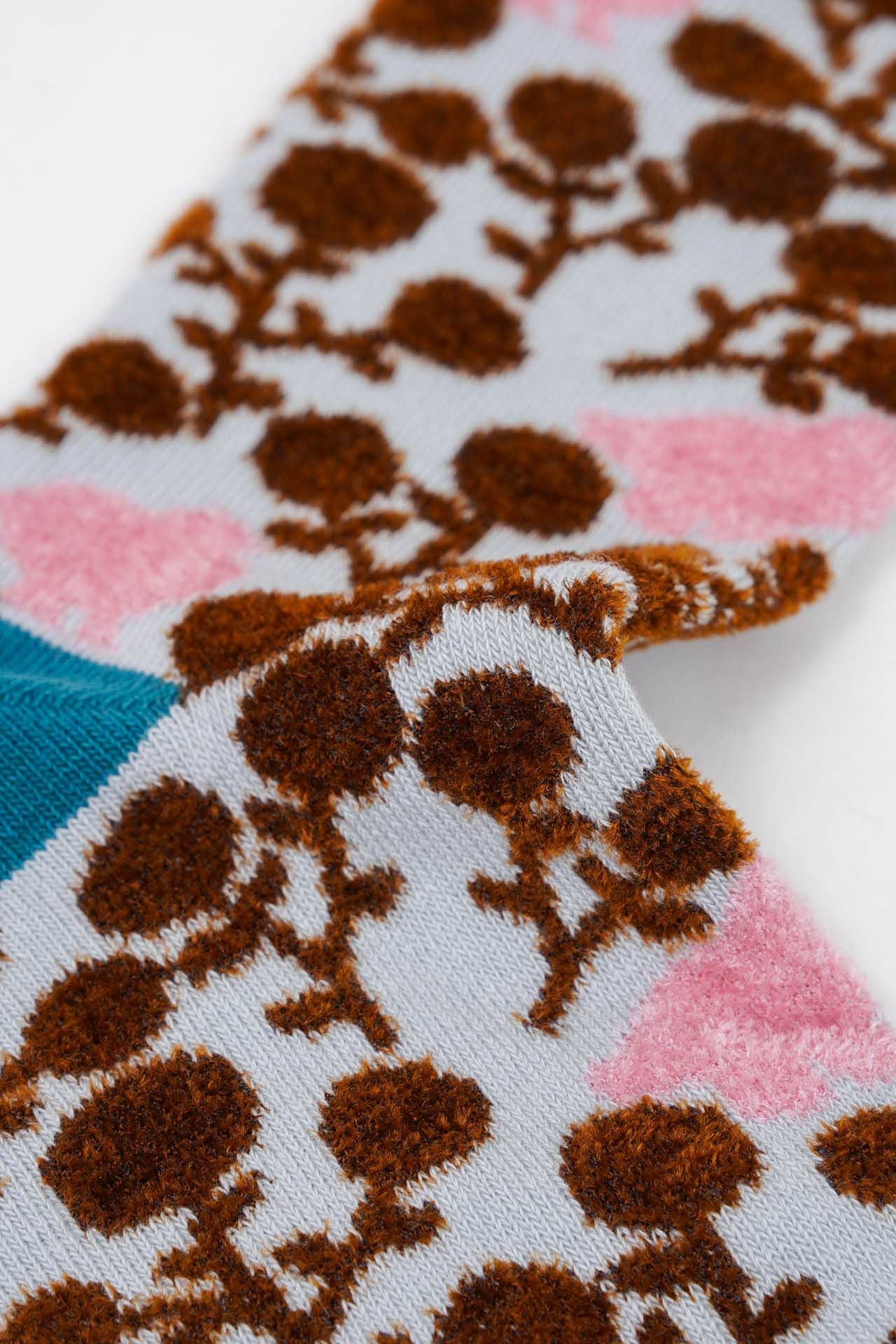 ソックス fluffy raicho【marble SUD】