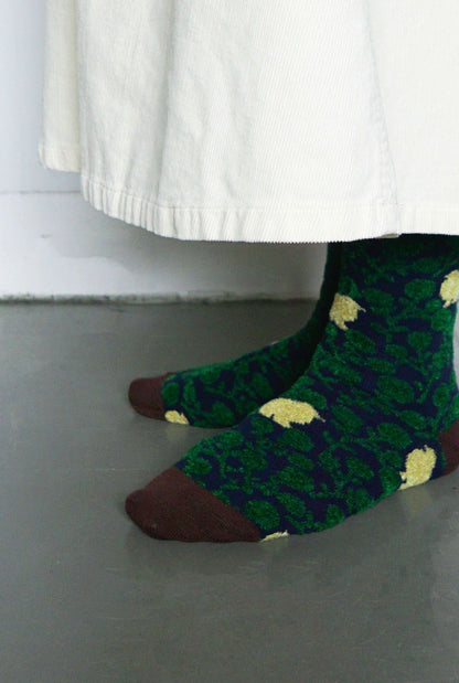 ソックス fluffy raicho【marble SUD】