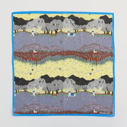 北海道・美瑛柄｜ハンカチ　BIEI【marble SUD】