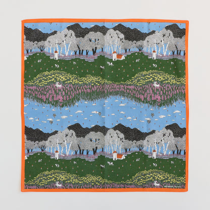 北海道・美瑛柄｜ハンカチ　BIEI【marble SUD】