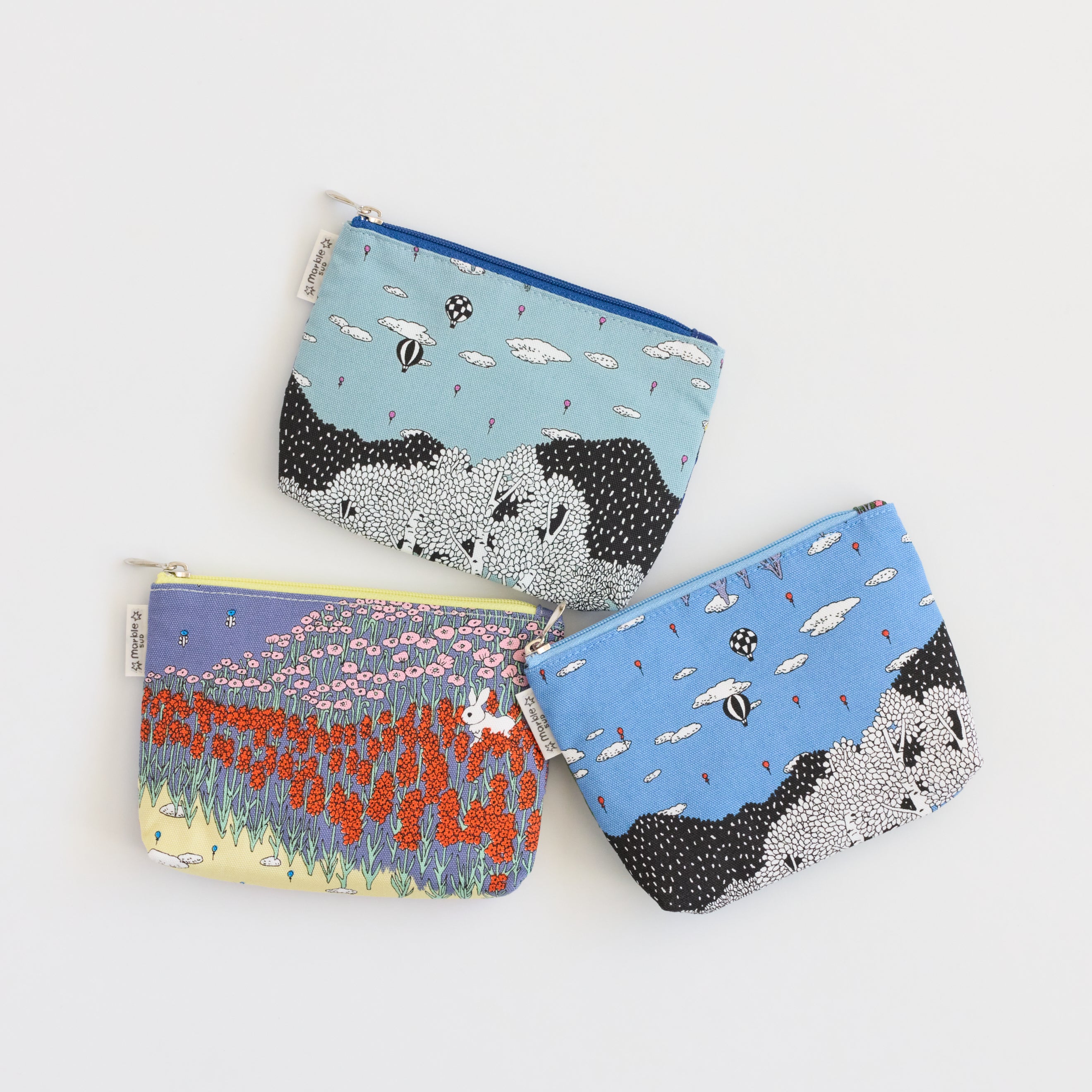 北海道・美瑛柄｜ティッシュPouch　BIEI【marble SUD】