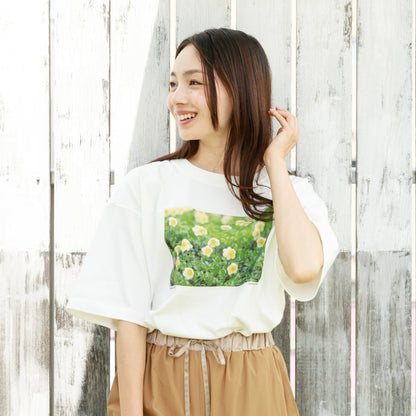 信州の夏の植物｜フォトTシャツ　photo alpine flower【marble SUD】