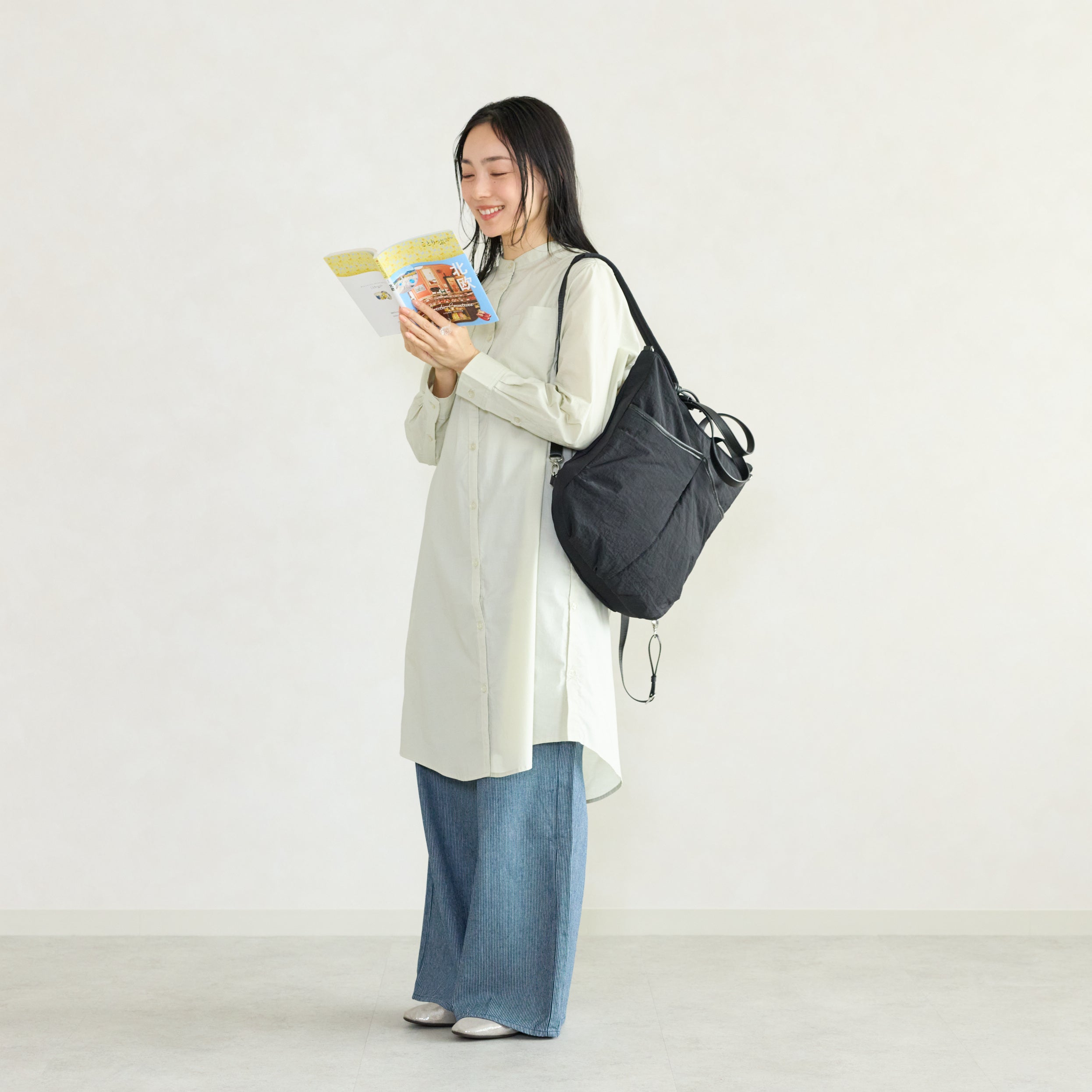 リュックにもなる軽やか3WAYバッグ【フェリシモ×ことりっぷ】 – ことり