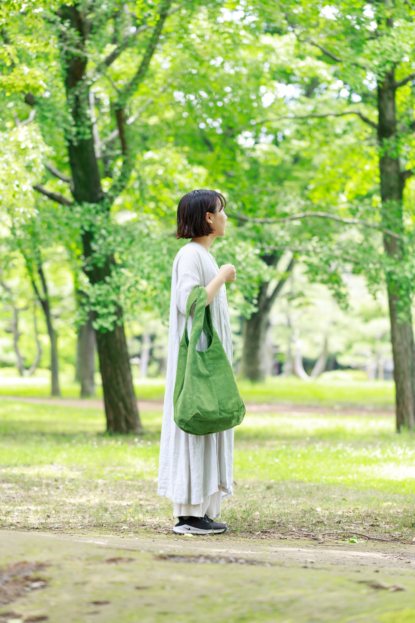 洗える革のビッグドロップトートバッグ｜Washable Big Drop Tote Bag【トウキョウレザーファクトリー】