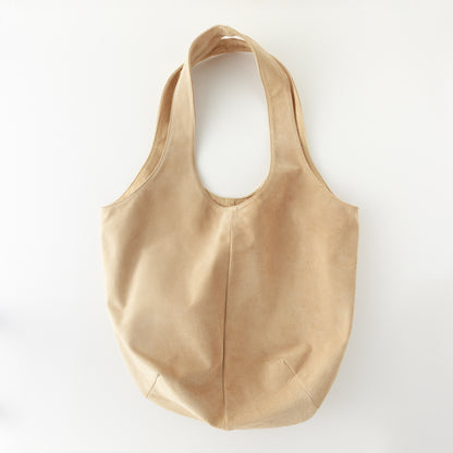 洗える革のビッグドロップトートバッグ｜Washable Big Drop Tote Bag【トウキョウレザーファクトリー】