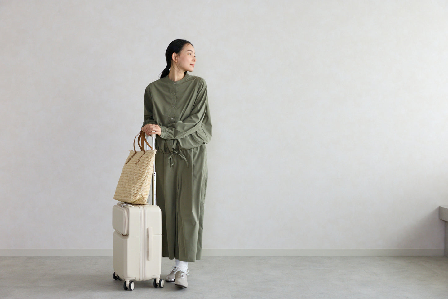 手持ちの服にも合わせやすい♪ UVカット＆撥水セットアップ【フェリシモ×ことりっぷ】