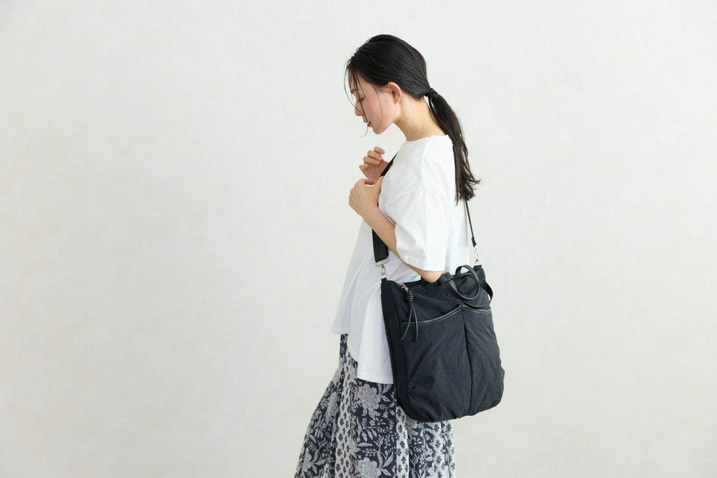 リュックにもなる軽やか3WAYバッグ【フェリシモ×ことりっぷ】