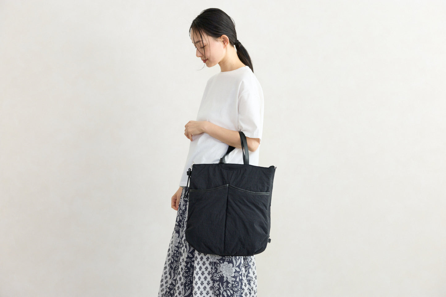 リュックにもなる軽やか3WAYバッグ【フェリシモ×ことりっぷ】