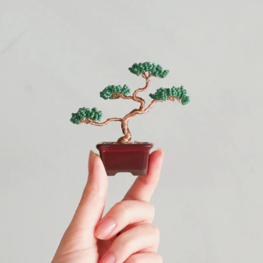 ビーズで盆栽づくり。ネジッテBONSAIキット【MIYUKI】