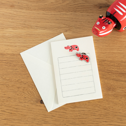 東北づくし「そえぶみ箋」＆「ピンズ」セット【東北スタンダードマーケット】