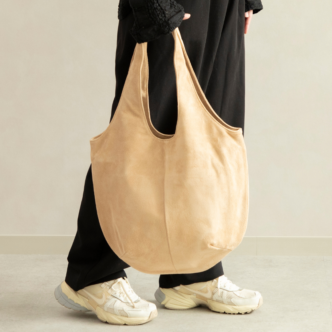 洗える革のドロップトートバッグ【トウキョウレザーファクトリー】