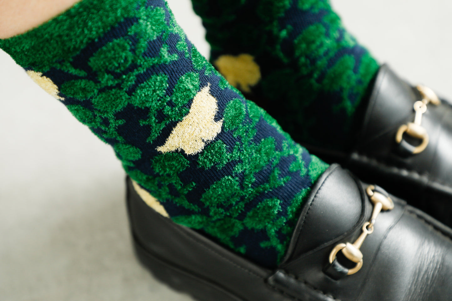 ソックス fluffy raicho【marble SUD】