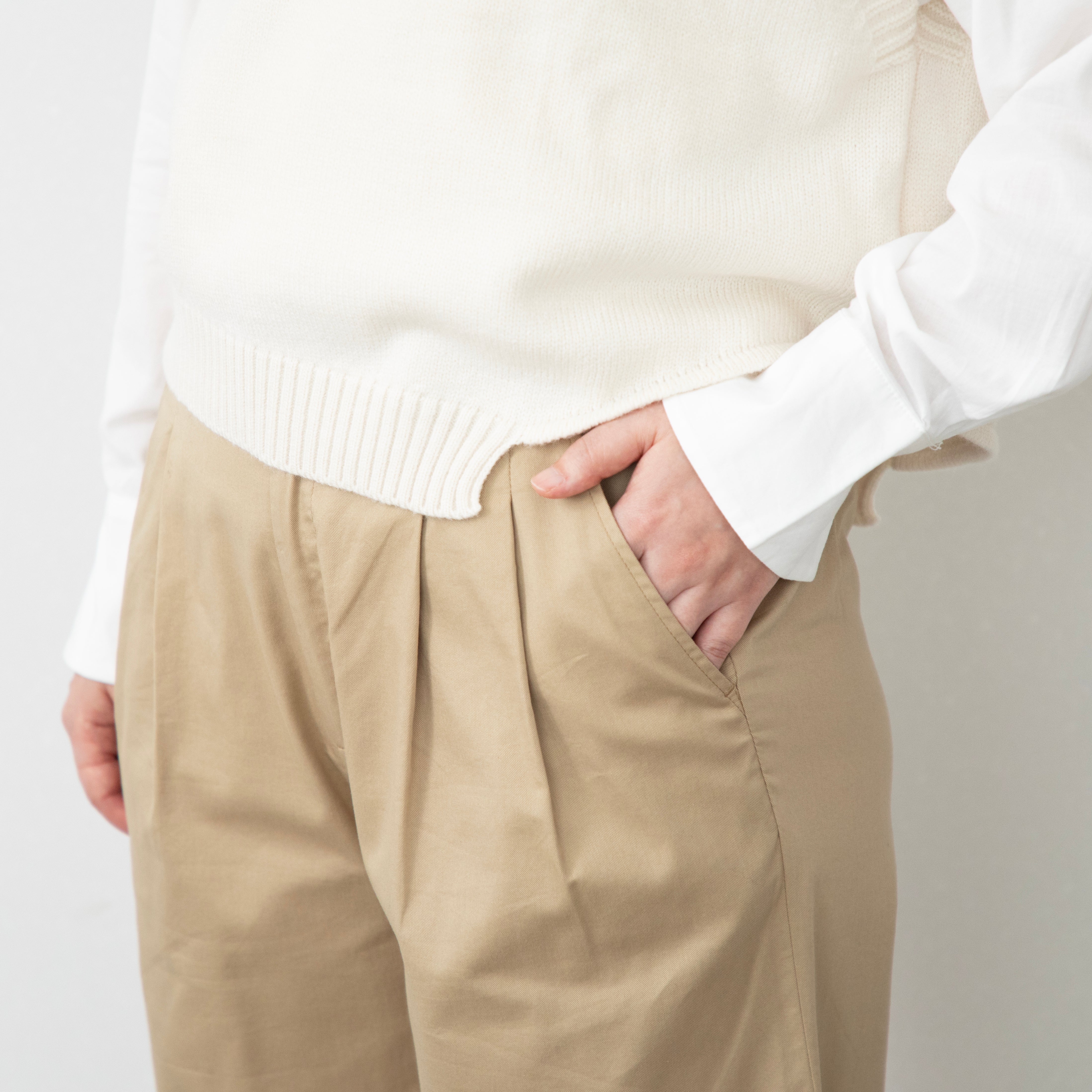 キレイNANOタックワイドチノパンツ – ことりっぷオンラインストア