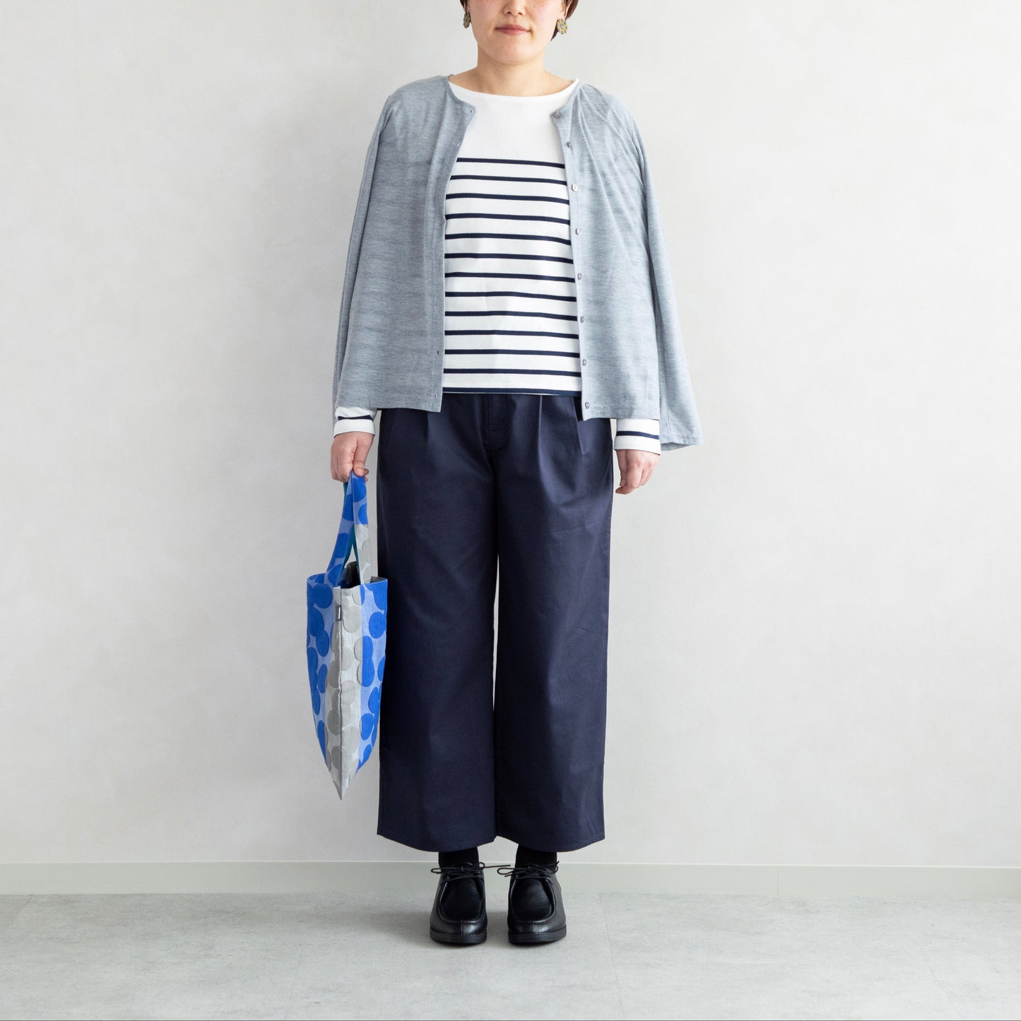 キレイNANOタックワイドチノパンツ