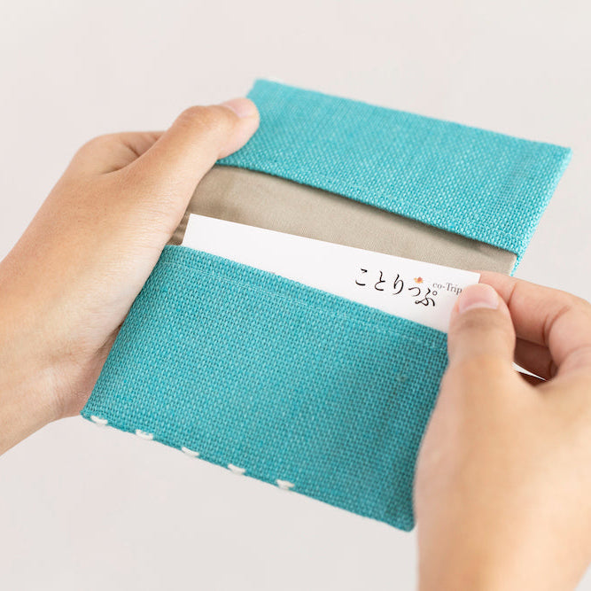 こぎん刺し名刺入れ【東北スタンダードマーケット×弘前こぎん研究所】