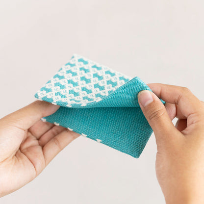 こぎん刺し名刺入れ【東北スタンダードマーケット×弘前こぎん研究所】