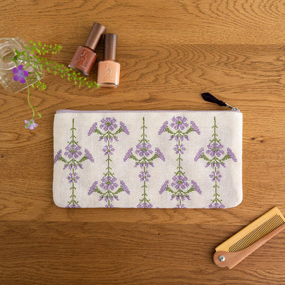 刺繍ポーチ ベルフラワー【テンジンファクトリー】