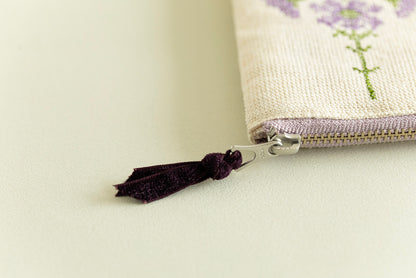 刺繍ポーチ ベルフラワー【テンジンファクトリー】