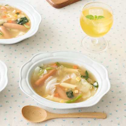 ホワイトグレー 西洋花楕円皿【よしざわ窯】