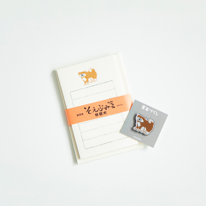 東北づくし「そえぶみ箋」＆「ピンズ」セット【東北スタンダードマーケット】