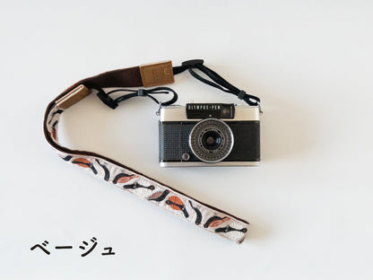 チロルリボンのカメラストラップ【レピヤンリボン】