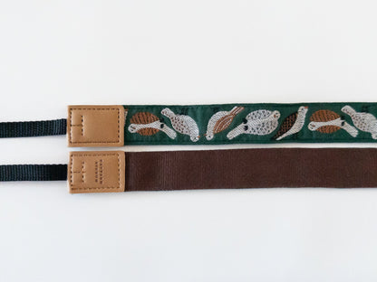 チロルリボンのカメラストラップ【レピヤンリボン】