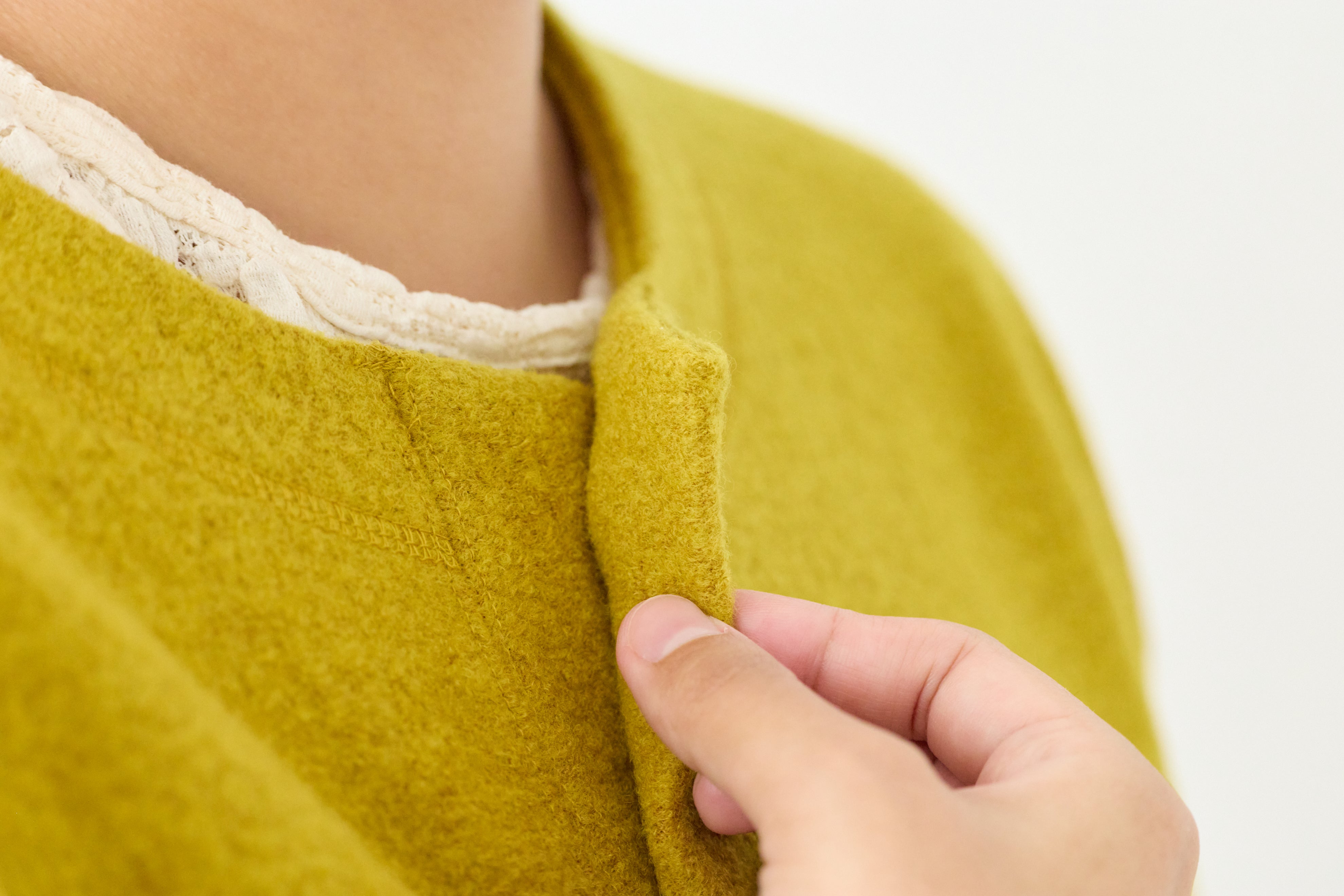 STONE ウールジャケット アルパカ混 Lサイズ　イエロー STONE ウールジャケット アルパカ混 Lサイズ イエロー STONE ISLAND