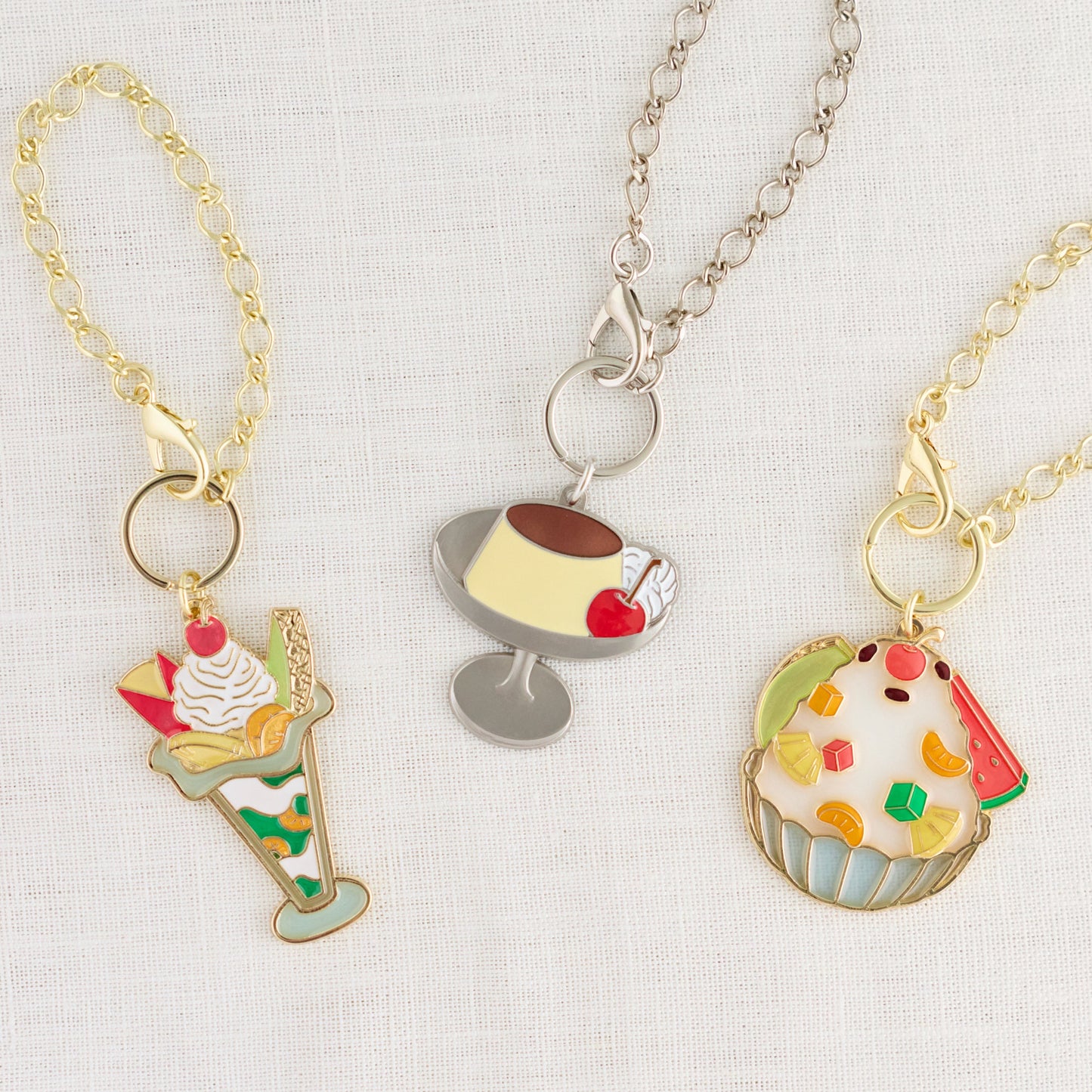 おでかけスイーツ キーホルダー【ことりっぷ×まちかど画廊】