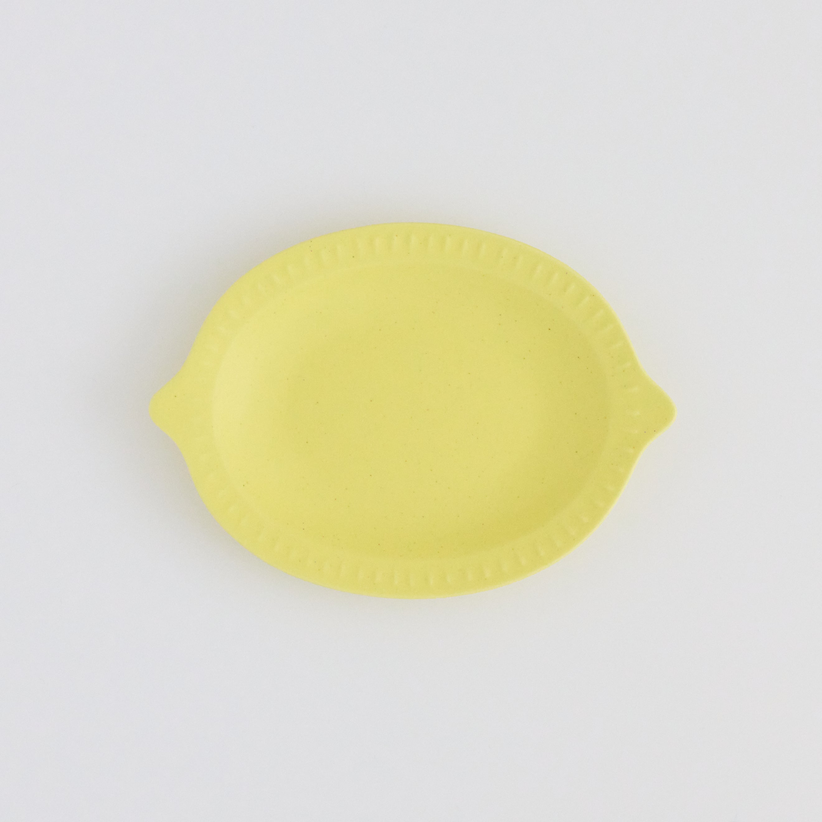 レモンのお皿 中【よしざわ窯】