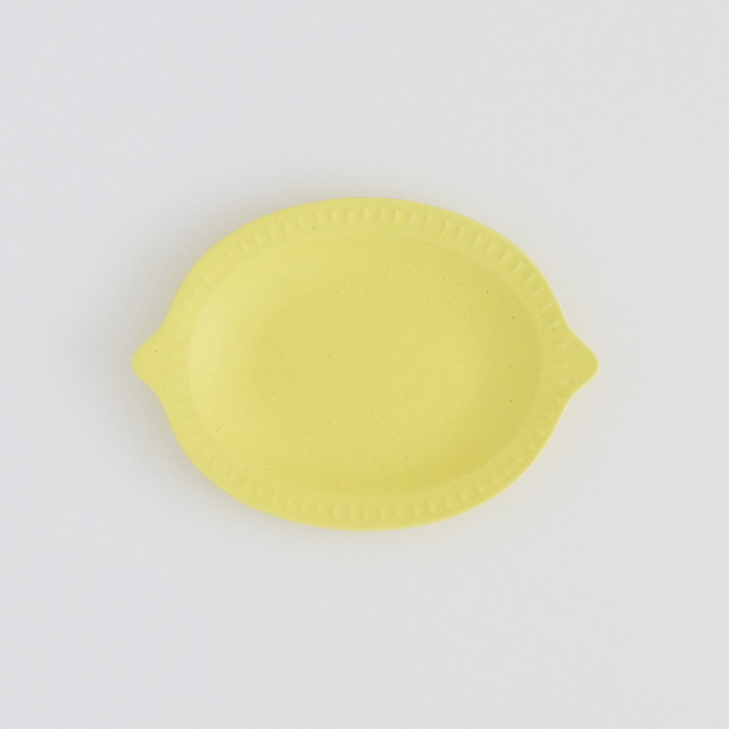 レモンのお皿 中【よしざわ窯】