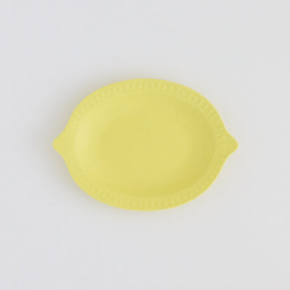 レモンのお皿 中【よしざわ窯】