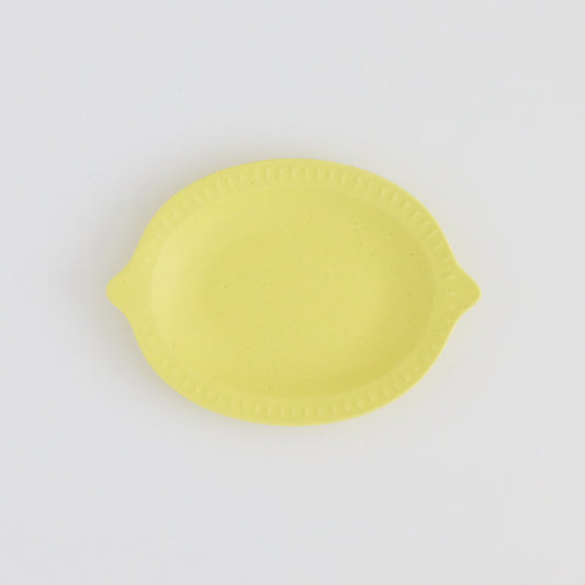 レモンのお皿 中【よしざわ窯】