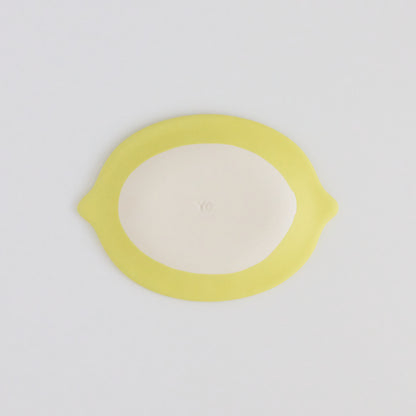 レモンのお皿 中【よしざわ窯】