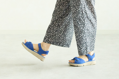 幅が調整できる厚底ストラップサンダル【ことりっぷ×クロールバリエ】