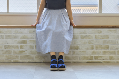 幅が調整できる厚底ストラップサンダル【ことりっぷ×クロールバリエ】